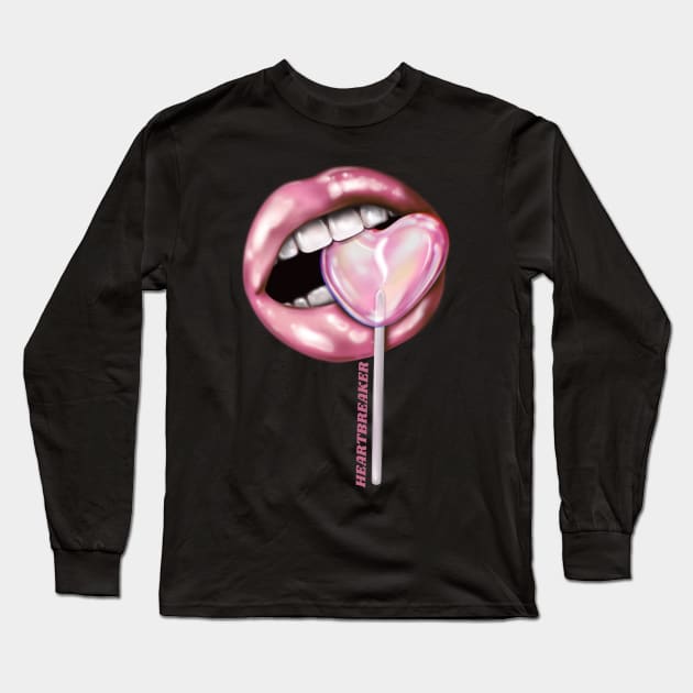 Heartbreaker Long Sleeve T-Shirt by tocksickart